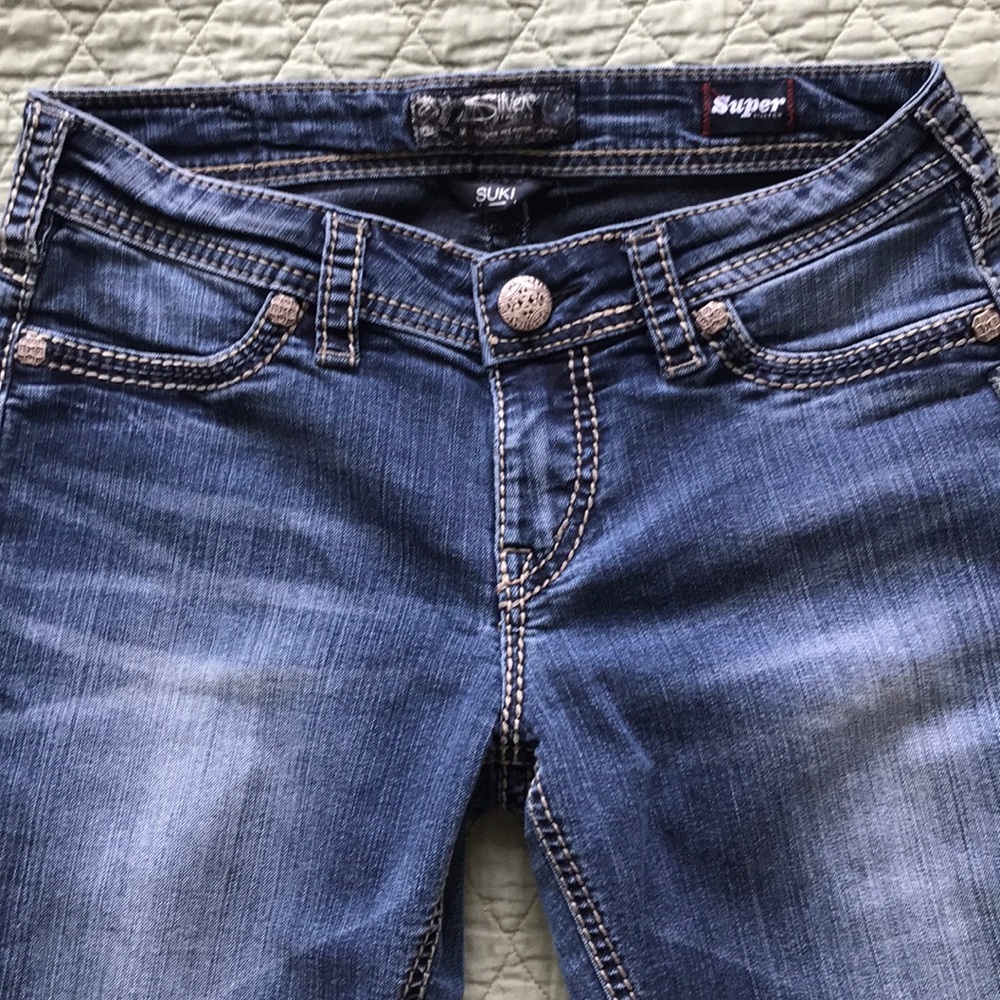 Silver Suki Jeans